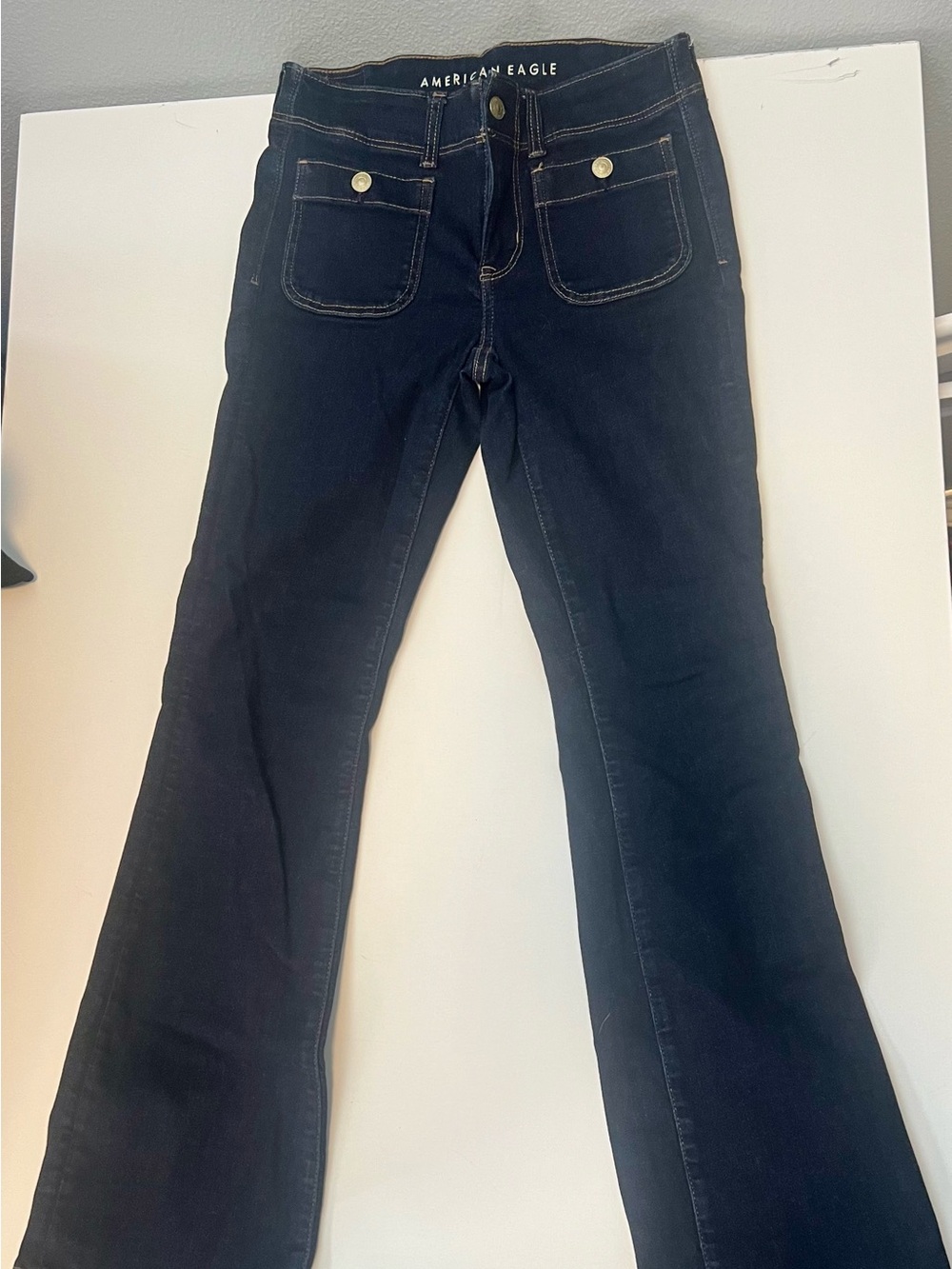 American Eagle Outfitters Black Flare Jeans
